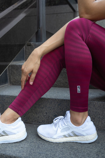 Women's Leggings - Cranberry