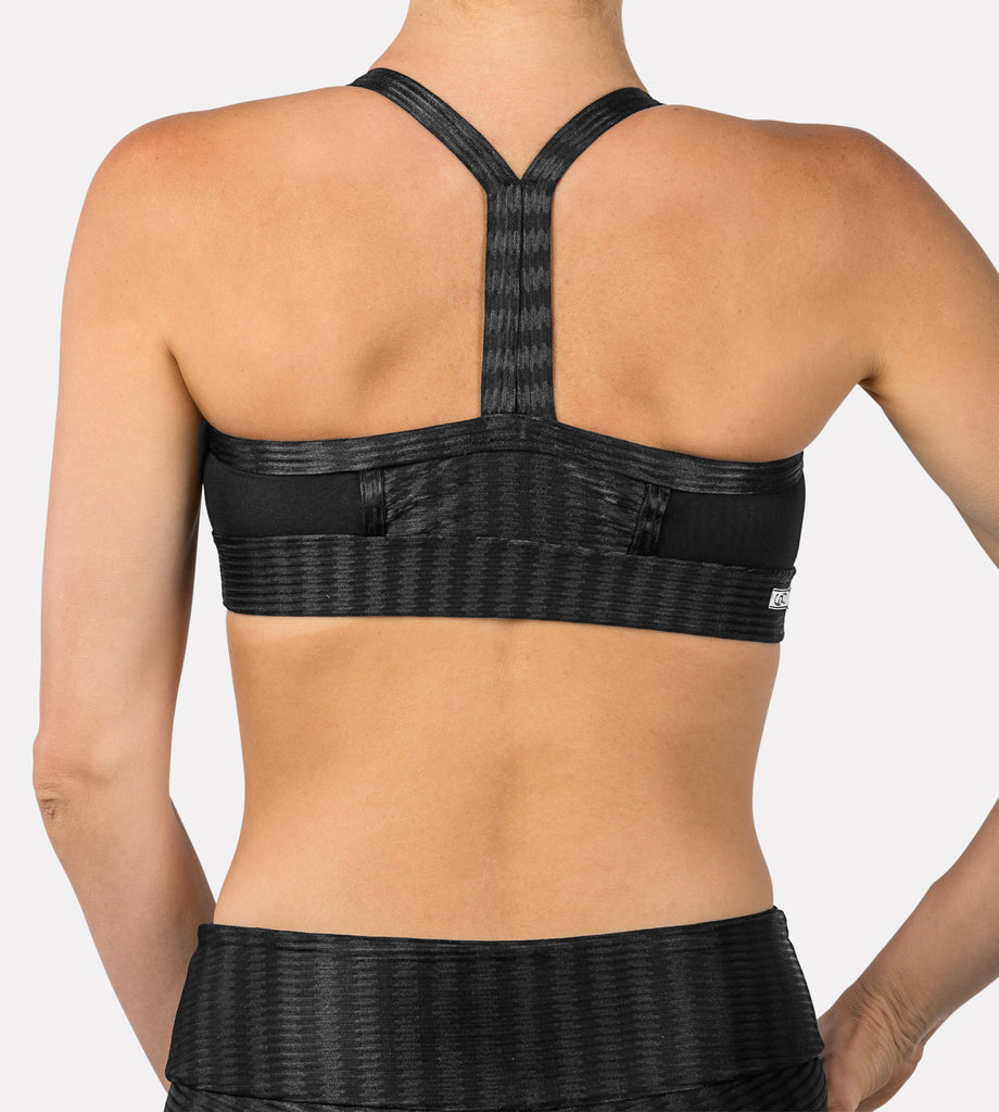Kelli Bra - Mika Black-Sports Bra-coco on the go