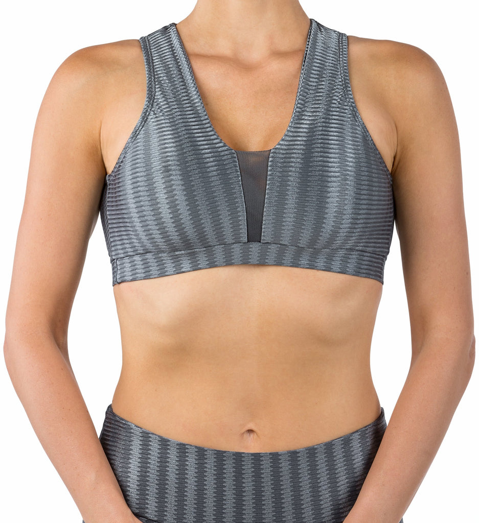 JoJo Bra - Mika Foxy Gray-Sports Bra-coco on the go